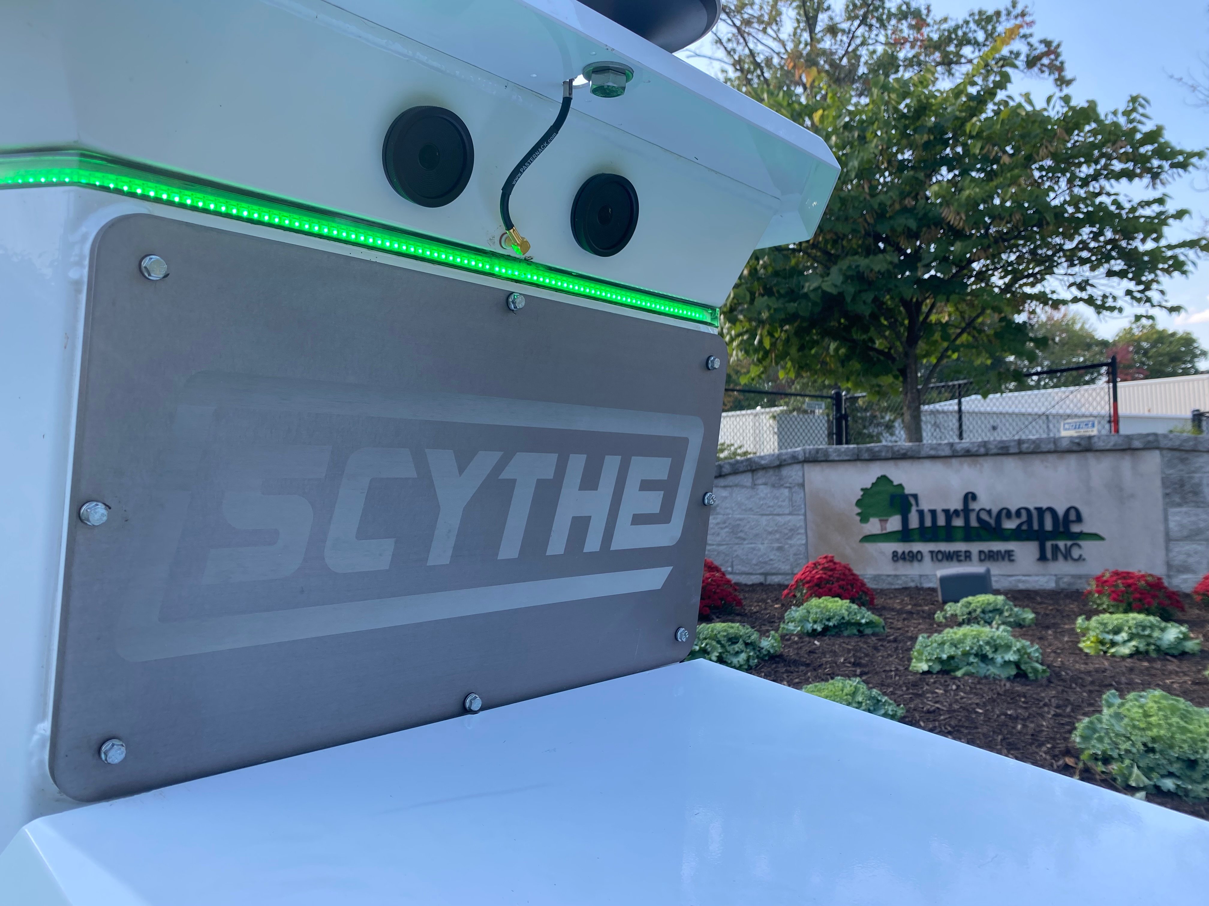 Scythe at Turfscape HQ
